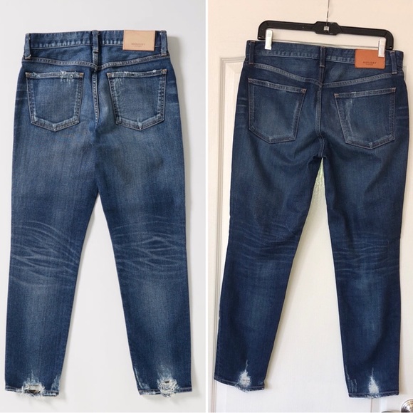 Moussy Vintage Comfort Velma Skinny Distressed Blue Jeans, Size 29. Retail $325. - Picture 3 of 16